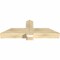 Ekena Millwork Eugene Rough Sawn Timber Gable Bracket, Douglas Fir, 48"W x 16"H x 6"D x 6"F, 8/12 Pitch GBW048X16X0606EUG00RDF - alternate 5